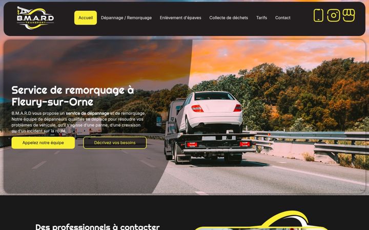 Screenshot of bmard-assistance.fr