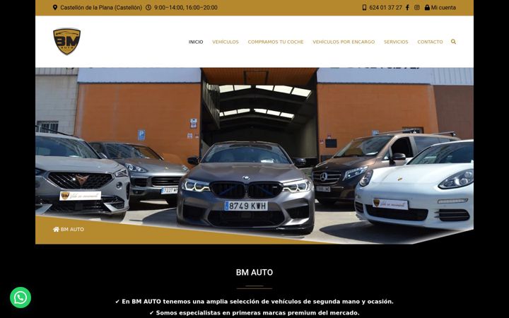 Screenshot of bmauto.es