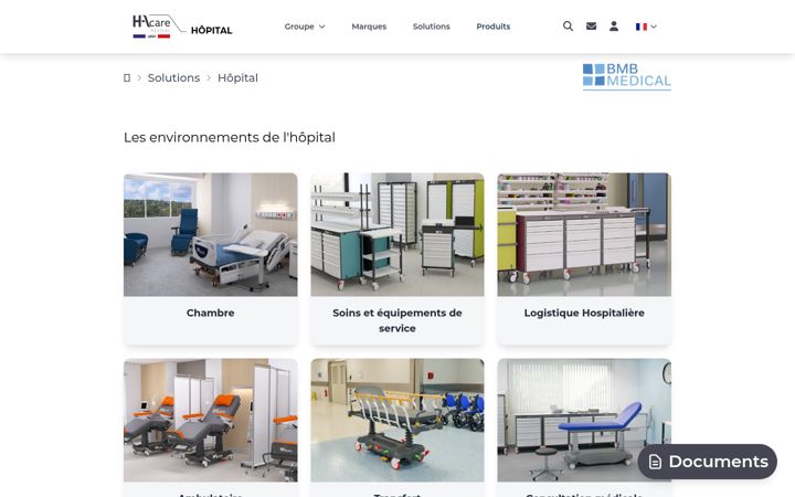 Screenshot of bmb-medical.com