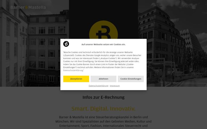 Captura de pantalla de bmb-steuerberater.com