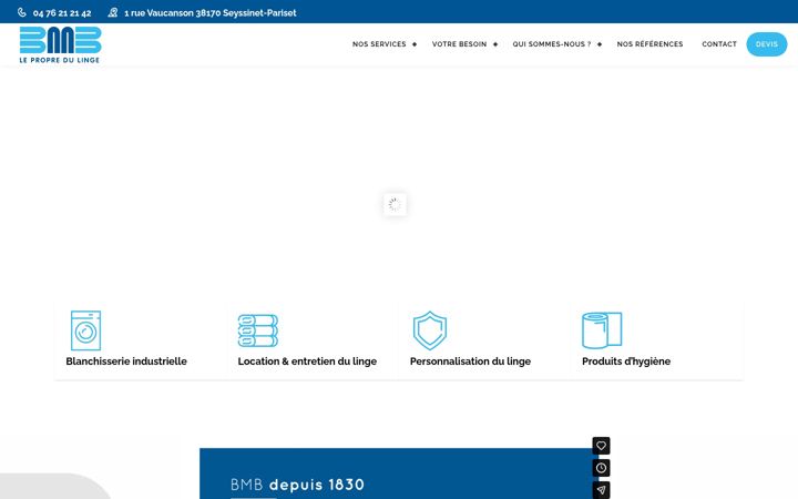 Captura de pantalla de bmb.fr