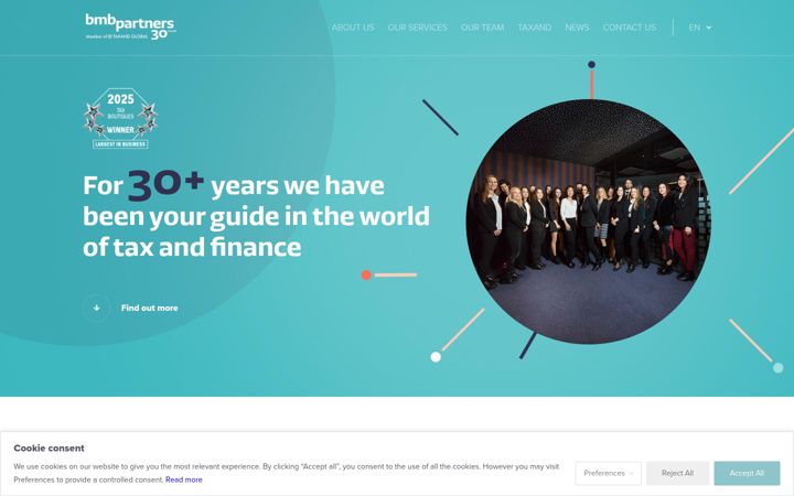 Screenshot of bmb.sk