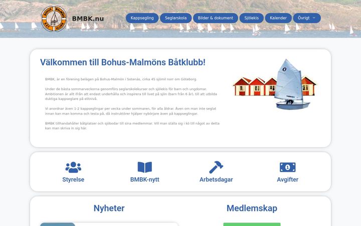 Screenshot of bmbk.nu