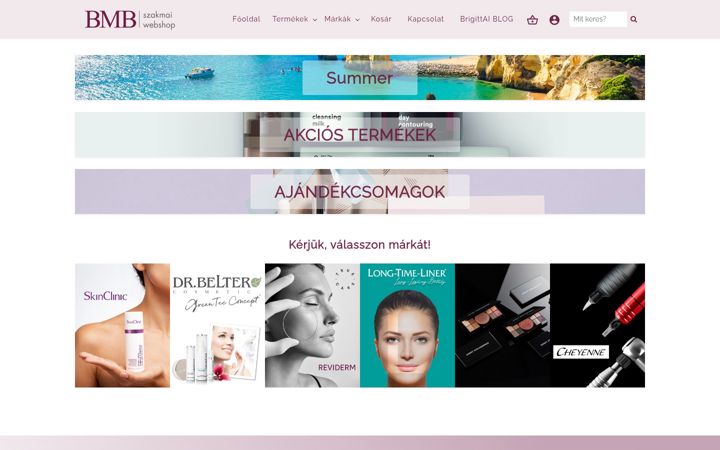 Zrzut ekranu bmbshop.hu