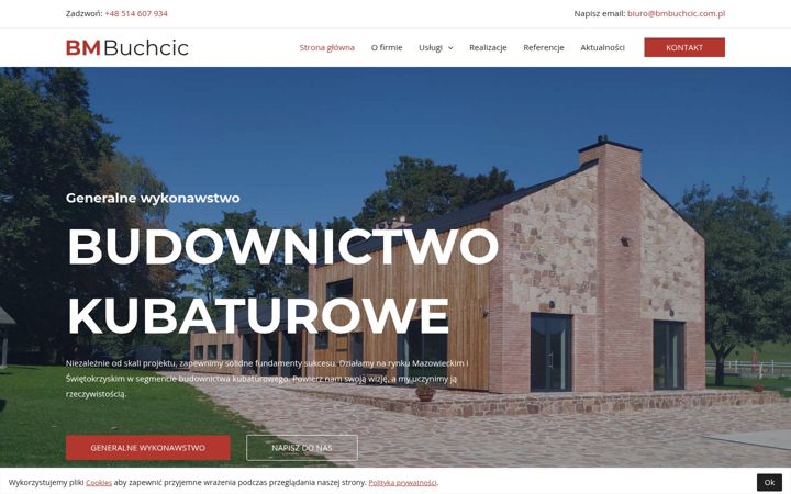 Screenshot of bmbuchcic.com.pl