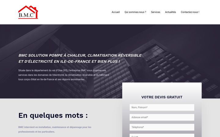 Screenshot of bmc-btp.fr