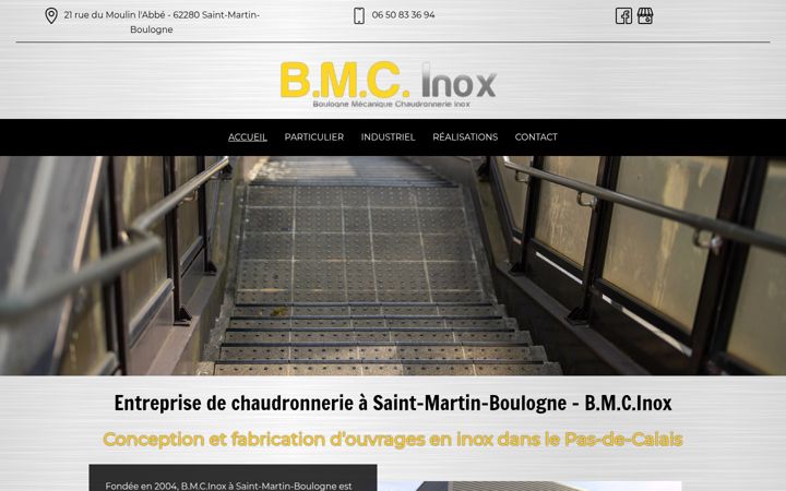 Screenshot of bmc-inox.fr