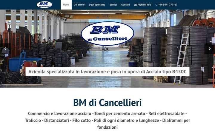 Screenshot of bmcancellieri.it