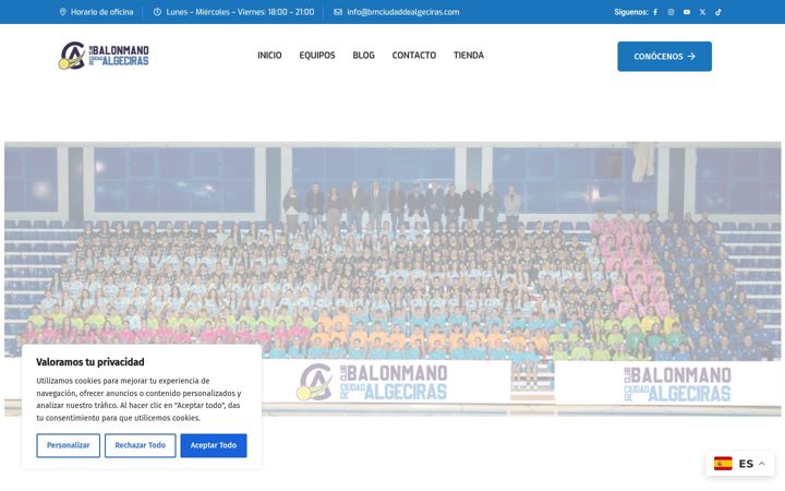 Captură de ecran a bmciudaddealgeciras.com