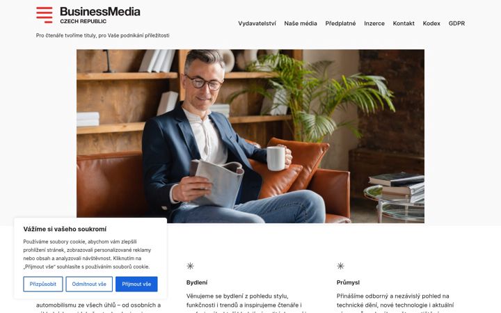 Screenshot van bmczech.cz