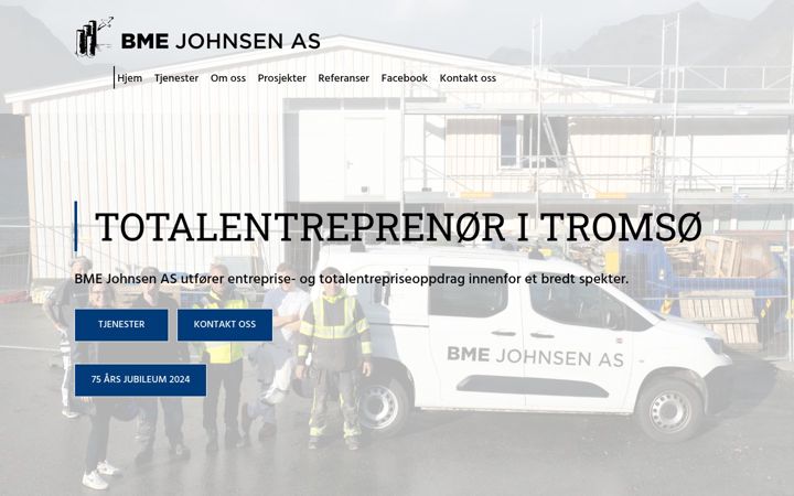 Screenshot of bme-johnsen.no