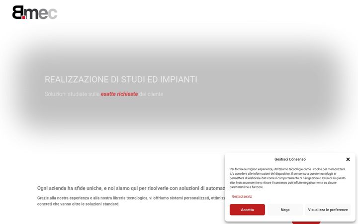 Screenshot of bmecitalia.com