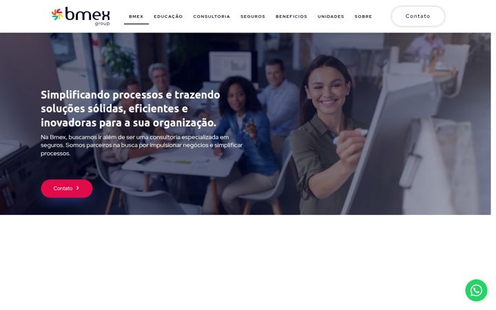 Screenshot of bmexgroup.com.br