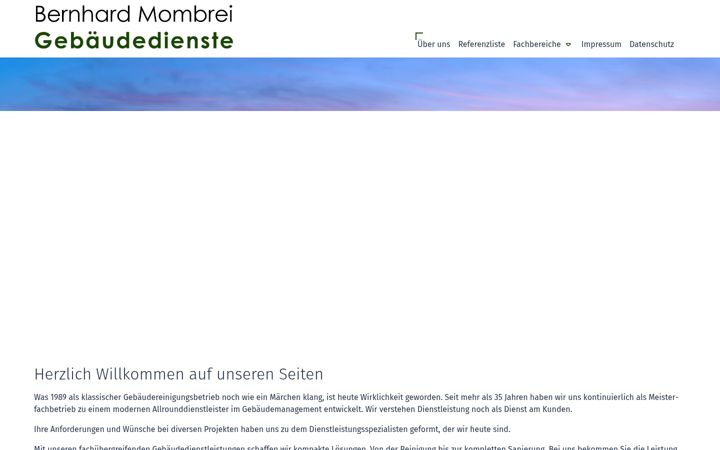 Screenshot of bmg-dienstleistung.de