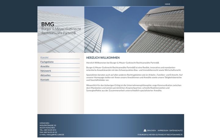 Ekraanipilt saidist bmg-law.de