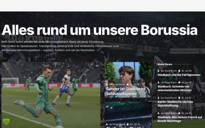 Screenshot of bmg-news.de