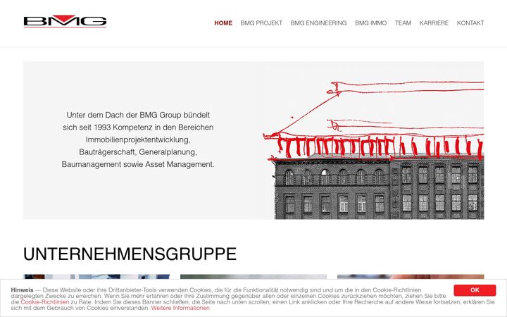Ekraanipilt saidist bmg-projekt.de
