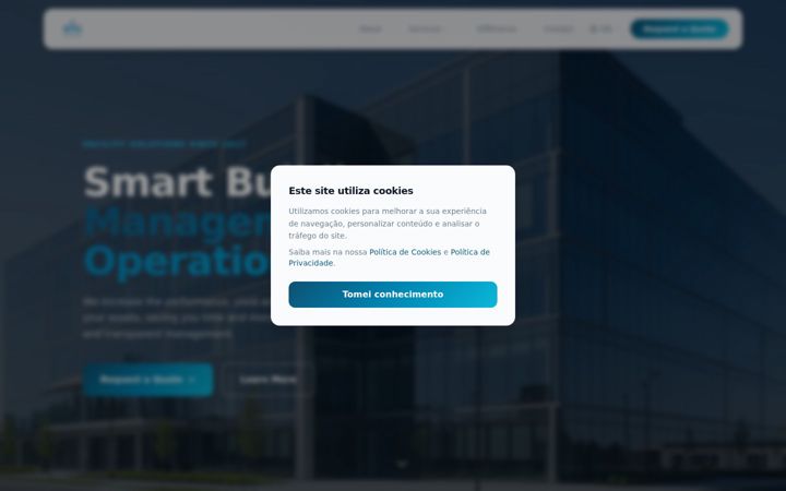 Screenshot of bmg-services.pt
