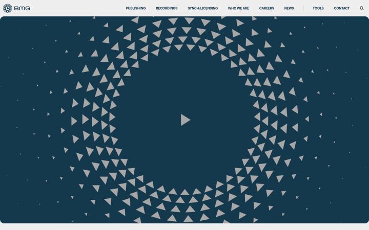 Screenshot of bmg.com