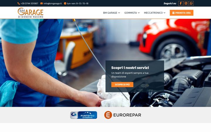 Képernyőkép: bmgarage.it
