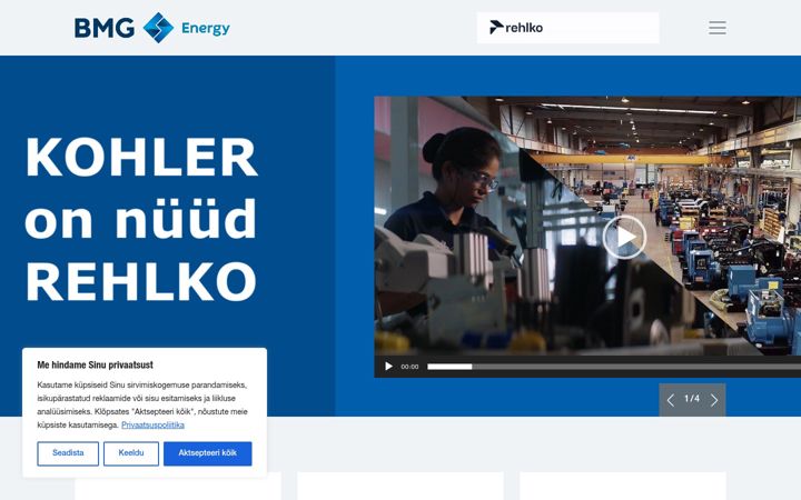 Screenshot of bmgenergy.eu