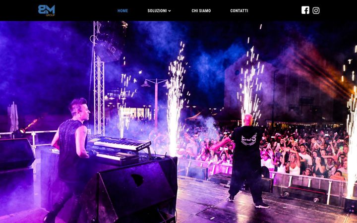 Screenshot of bmgroupevent.it