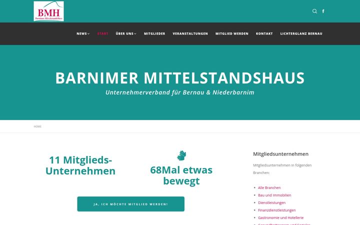 Screenshot of bmh-barnim.de