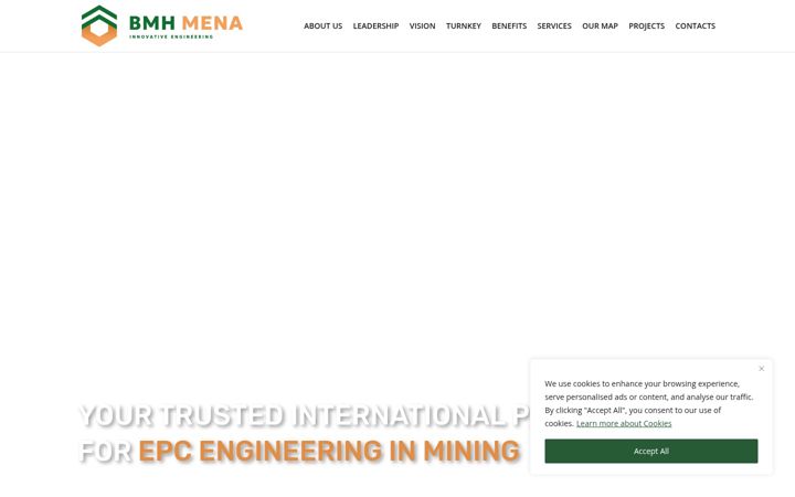 Screenshot of bmh-me.com