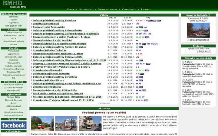 Screenshot of bmhd.cz
