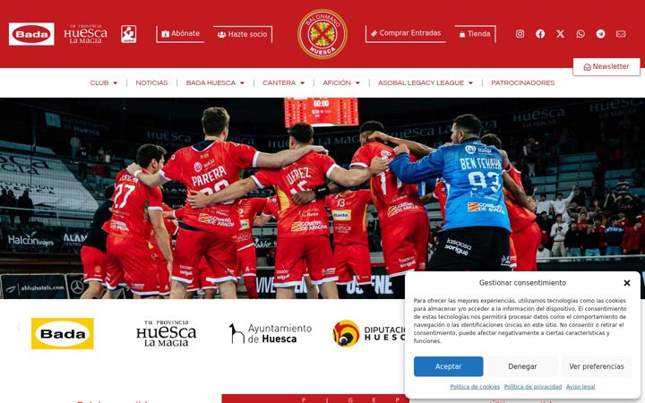 Screenshot of bmhuesca.com