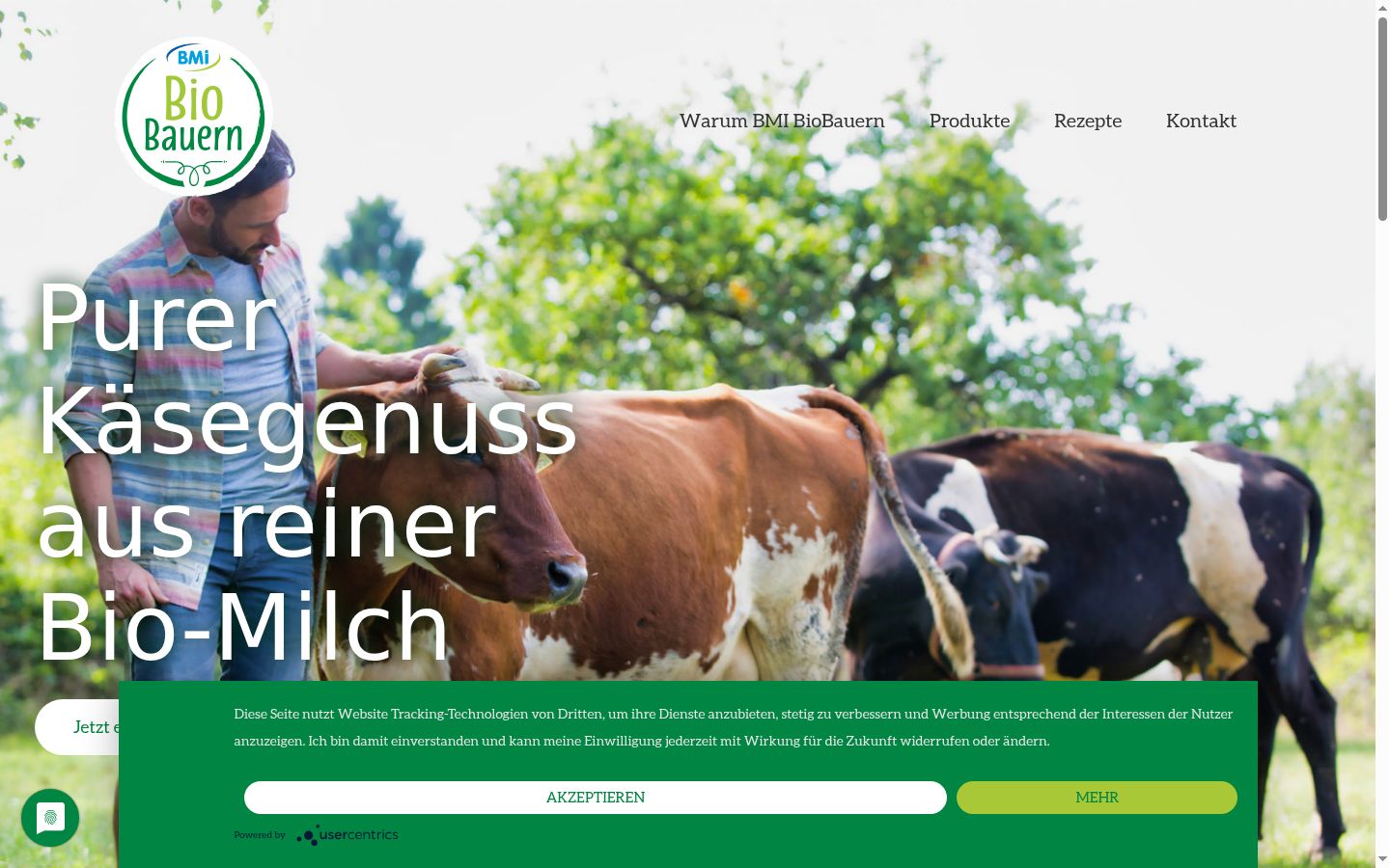 Screenshot tal-banner tal-kunsens muri qabel kwalunkwe interazzjoni