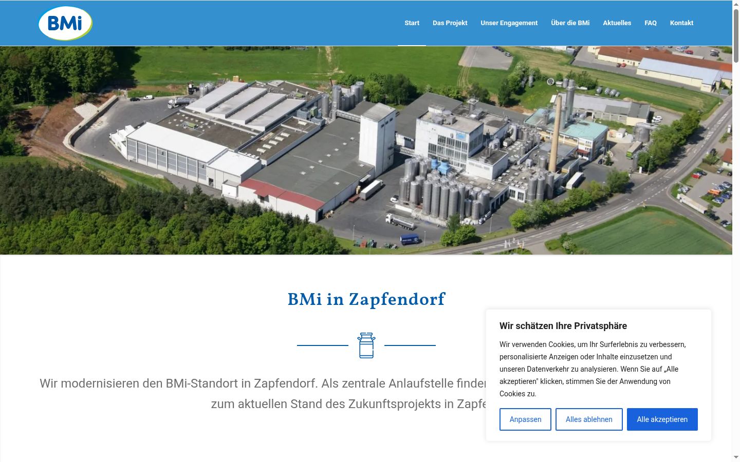 Snímek obrazovky baneru souhlasu zobrazeného před jakoukoli interakcí