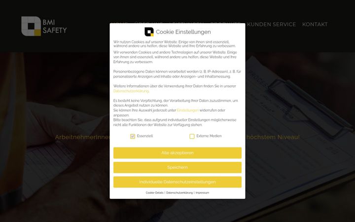 Screenshot of bmi-safety.at