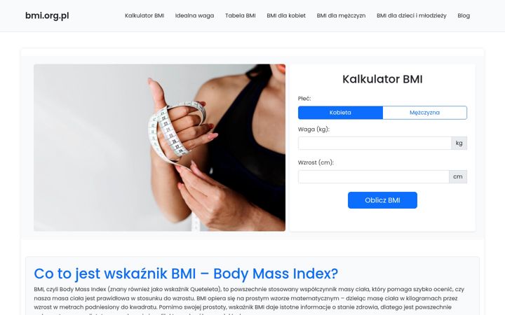 Snímek obrazovky bmi.org.pl