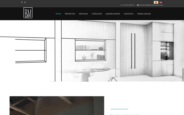 Screenshot of bminteriorismo.com
