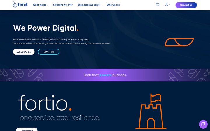 Screenshot of bmit.com.mt