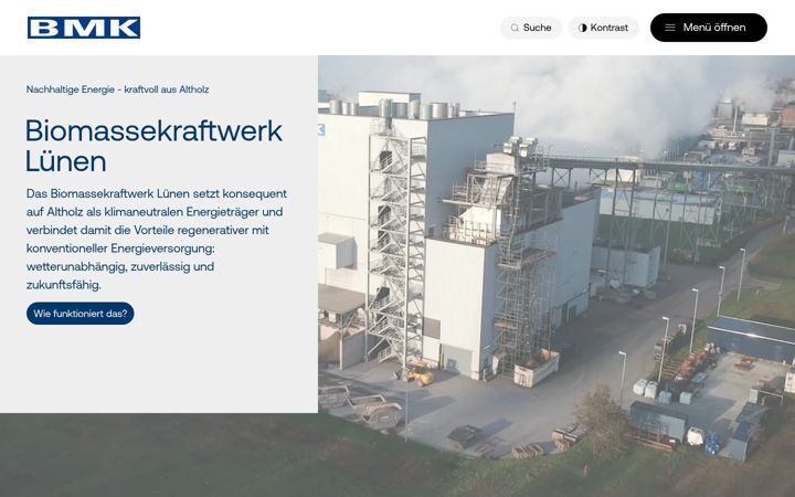 Screenshot ta' bmk-luenen.de