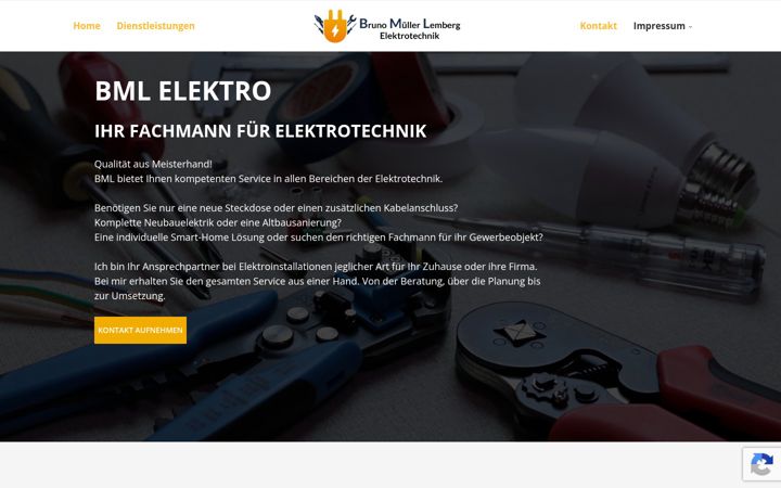 Screenshot of bml-elektro.de