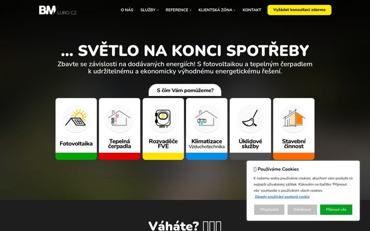 Screenshot ta' bmluro.cz