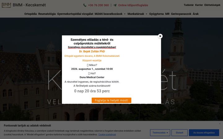 Screenshot of bmm-kecskemet.hu