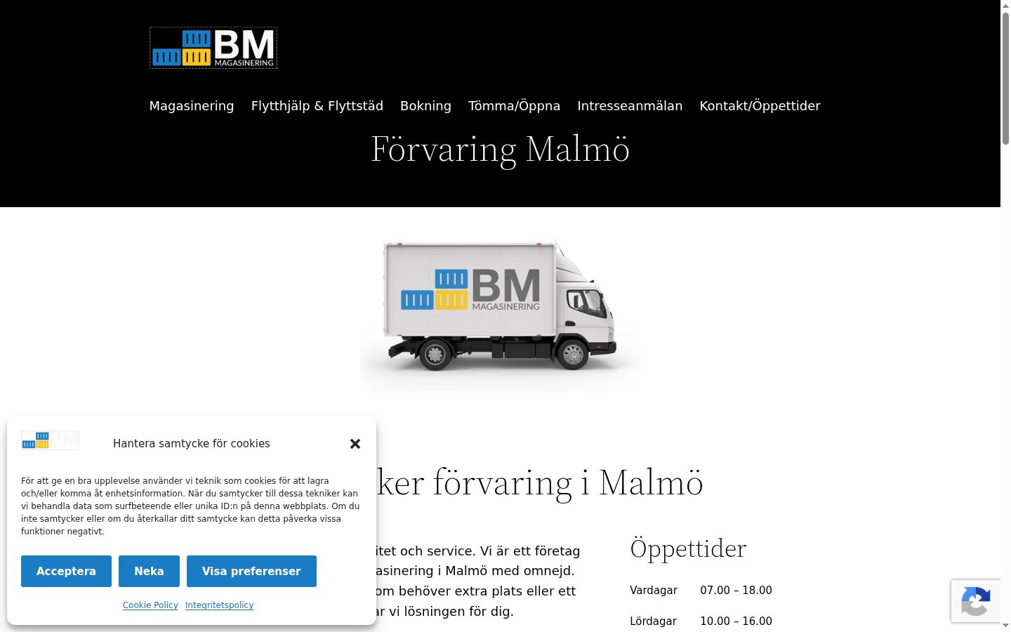 Screenshot tal-banner tal-kunsens muri qabel kwalunkwe interazzjoni