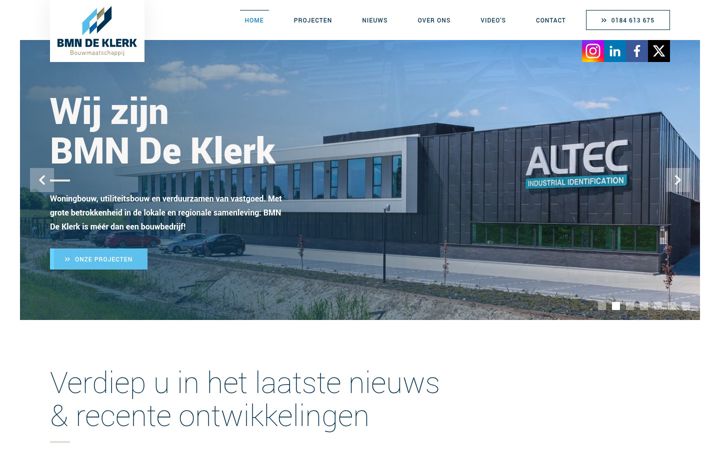 Screenshot of bmndeklerk.nl