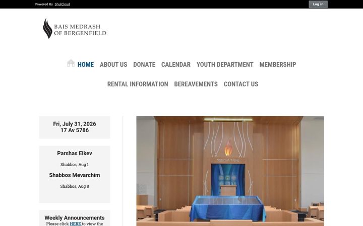 Screenshot di bmob.org