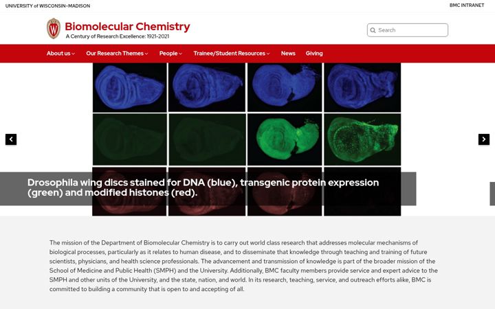Screenshot of bmolchem.wisc.edu
