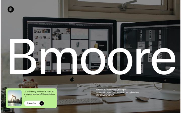 Screenshot di bmoore.se