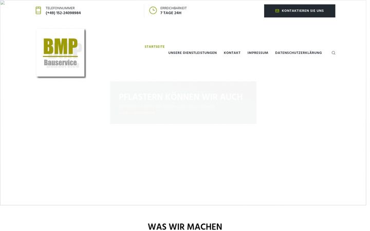 Screenshot of bmp-bauservice.de