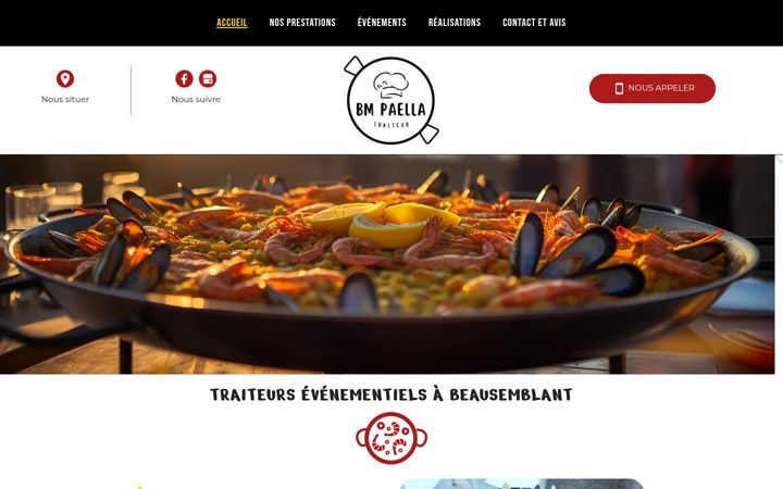 Screenshot of bmpaella.fr