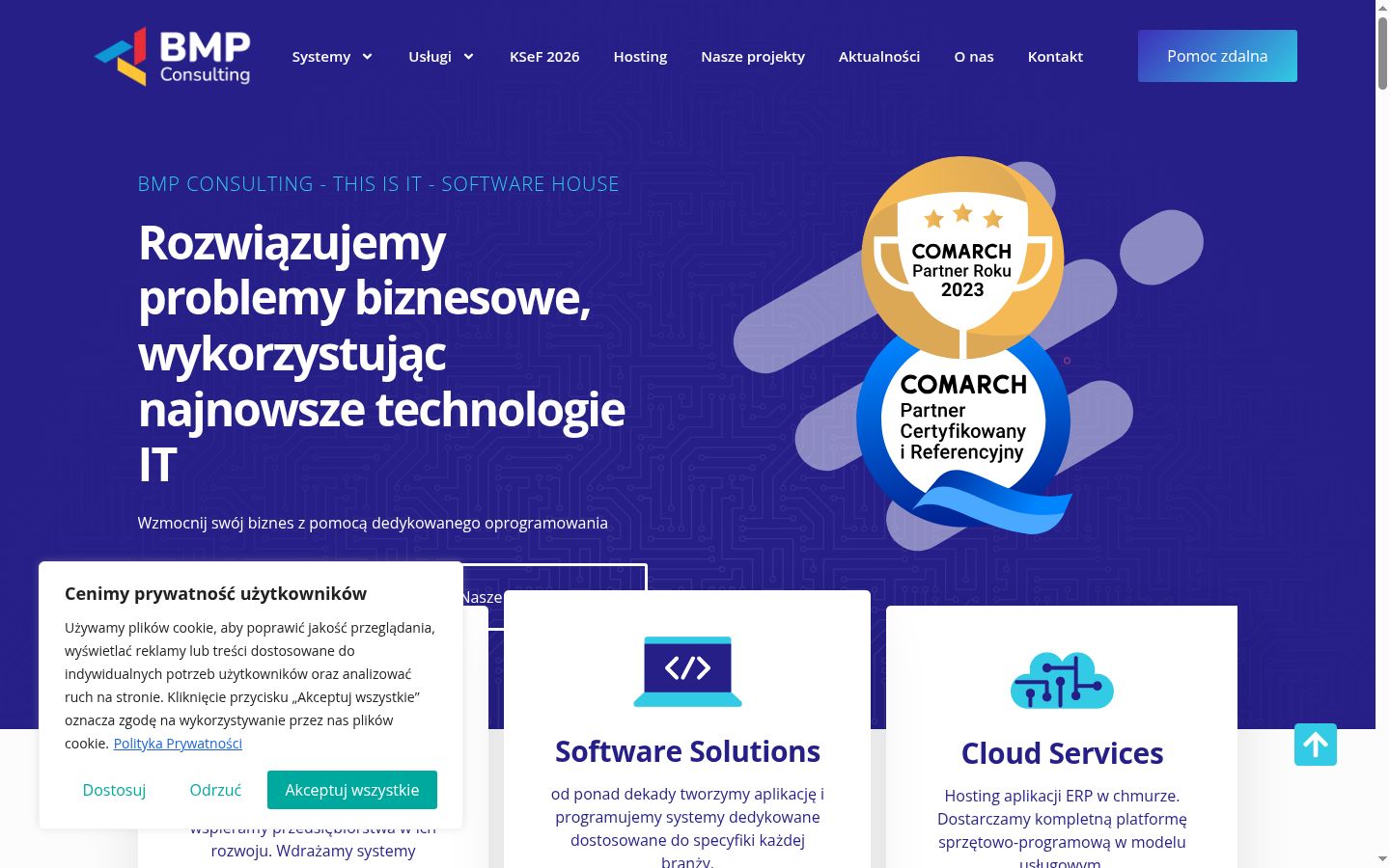 Screenshot tal-banner tal-kunsens muri qabel kwalunkwe interazzjoni