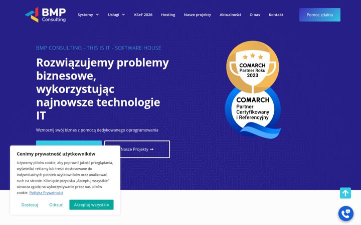 Screenshot ta' bmpconsulting.pl