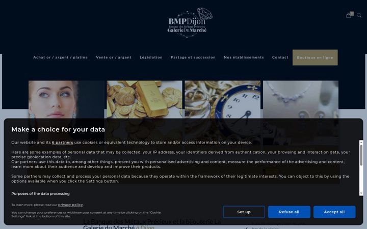 Screenshot of bmpdijon.fr
